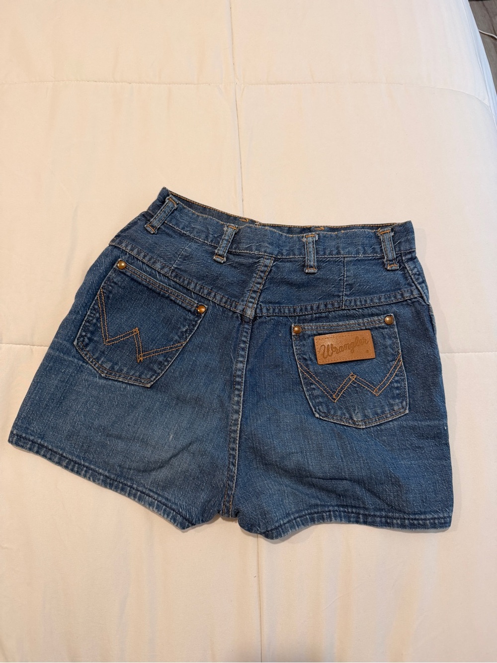 Vintage Wrangler High Rise Denim Shorts Blue Jean Shorts